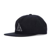 Triple Triangle Snapback Pet Zwart HUF , Black , Heren