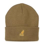 Geribbelde Wintermuts Kameel Kangol , Brown , Heren