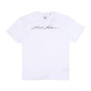 Autograph Heavy Jersey Boxy Tee Karl Kani , White , Heren