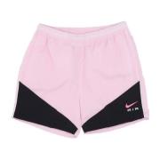 Ademende Geweven Air Shorts Roze/Zwart Nike , Pink , Heren