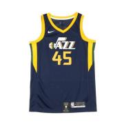 Basketbal Swingman Jersey Donovan Mitchell Nike , Blue , Heren