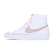 Wit/Roze Hoge Sneaker Nike , White , Heren