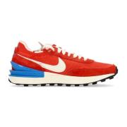 Vintage Lage Sneaker Rood Blauw Nike , Red , Dames