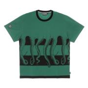 Octopus Logo Fullback Tee Field T-Shirt Octopus , Green , Heren