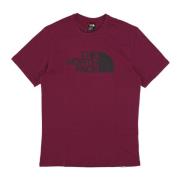 Boysenberry Korte Mouw Crew Neck T-shirt The North Face , Red , Heren