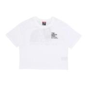 Wit Coordinates Cropped Tee The North Face , White , Dames