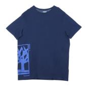 Zwart Iris Logo T-shirt Timberland , Blue , Heren