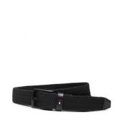 Zwarte Herenriem Tommy Hilfiger , Black , Heren