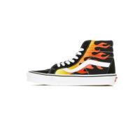 Flame Print High Top Sneaker Vans , Multicolor , Heren