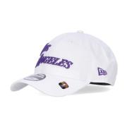 Los Angeles Lakers Gebogen Klep Pet New Era , White , Unisex