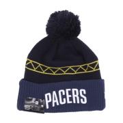 NBA City Night Pom Pom Hat New Era , Blue , Unisex