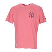 MLB Achterlichaam Infill Print Tee New Era , Pink , Heren