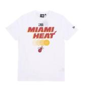 Miami Heat NBA Grafisch T-shirt New Era , White , Heren