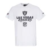 NFL Script Tee Lasrai Wit/Zwart New Era , White , Heren