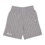 Gestreepte Shorts Heather Grey/Wit New Era , Gray , Heren