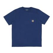 Elder Heren Zak T-shirt Carhartt Wip , Blue , Heren