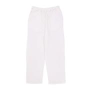 Wafelweefsel Wijde Pijp Broek Obey , White , Dames