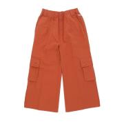 Bruine Wijde Been Cargo Broek Obey , Brown , Heren