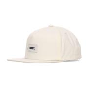 Platte Klep Strapback Cap Ongebleekt Katoen Obey , Beige , Heren