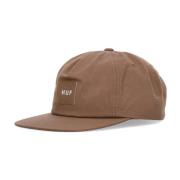 Platte klep pet set snapback rubber HUF , Beige , Heren