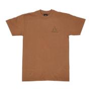 Triangle Tee Set Korte Mouw T-shirt HUF , Brown , Heren