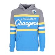 Loscha Light Blue NFL Headcoach Hoodie Mitchell & Ness , Blue , Heren