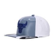 Chicago Bulls Snapback Pet Wit/Blauw Mitchell & Ness , Blue , Heren