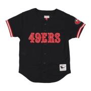 NFL San Francisco 49ers Mesh Jas Mitchell & Ness , Black , Heren