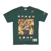 Vintage Shawn Kemp NBA Tee Mitchell & Ness , Green , Heren