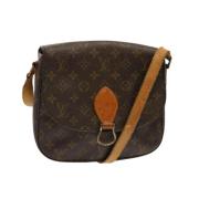 Pre-owned Canvas louis-vuitton-bags Louis Vuitton Vintage , Brown , Da...