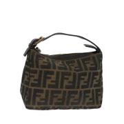 Pre-owned Canvas handbags Fendi Vintage , Brown , Dames