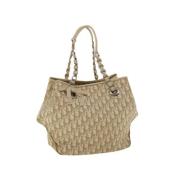 Pre-owned Canvas dior-bags Dior Vintage , Beige , Dames