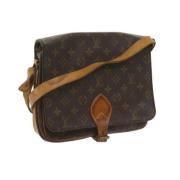 Pre-owned Canvas louis-vuitton-bags Louis Vuitton Vintage , Brown , Da...