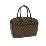 Pre-owned Canvas handbags Louis Vuitton Vintage , Brown , Dames