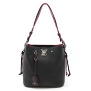 Pre-owned Leather shoulder-bags Louis Vuitton Vintage , Black , Dames