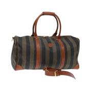 Pre-owned Canvas fendi-bags Fendi Vintage , Brown , Dames