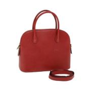 Pre-owned Leather handbags Celine Vintage , Red , Dames