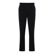 Pin-Stripe Cigarette Broek Zwart &Co Woman , Black , Dames