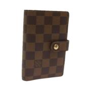 Pre-owned Coated canvas wallets Louis Vuitton Vintage , Brown , Dames