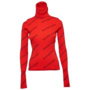 Pre-owned Fabric tops Balenciaga Vintage , Red , Dames