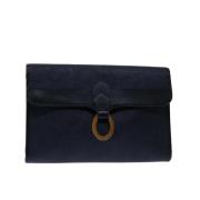 Pre-owned Leather dior-bags Dior Vintage , Blue , Dames