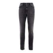 Slim Fit Heren Skinny Jeans Diesel , Gray , Heren