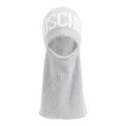 Balaclava met logo Moschino , Gray , Unisex