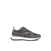 Grijze Sneakers met Logo en EVA-zool Hugo Boss , Gray , Heren