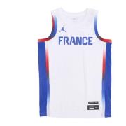 Frankrijk Basketbal Tanktop Jordan , White , Heren