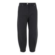 Grijze Broek van Viscoseblend met Zakken Pinko , Gray , Dames