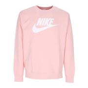 Grafische Crew Sweatshirt Pink Bloom Nike , Pink , Heren