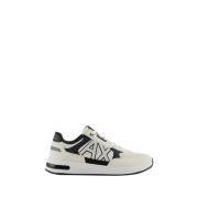 Ivory Sneakers Moderne Stijl en Comfort Armani Exchange , Beige , Here...