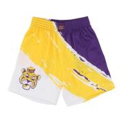 LSU Tigers Basketbalshorts Sublimated Mesh Mitchell & Ness , Multicolo...