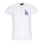 Dodgers Stadion Eten Grafisch T-shirt New Era , White , Heren